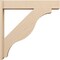 Ekena Millwork 7 1/2-in W x 40-in D x 40-in H Funston Block Rough Cedar Woodgrain TimberThane Outlooker, Primed Tan OUTUR075X40X40FST44RCPR - alternate 5